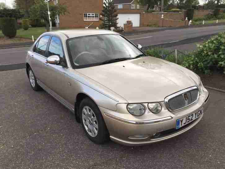 2002 ROVER 75 CONNOISSEUR CDT SE GOLD