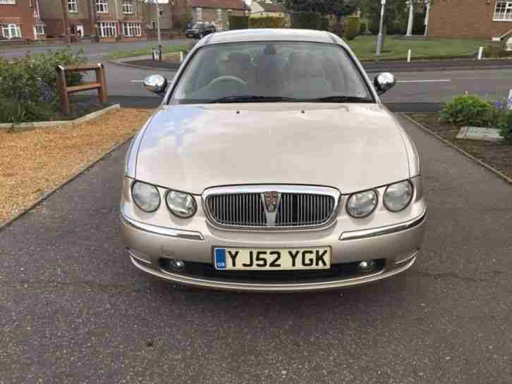 2002 ROVER 75 CONNOISSEUR CDT SE GOLD