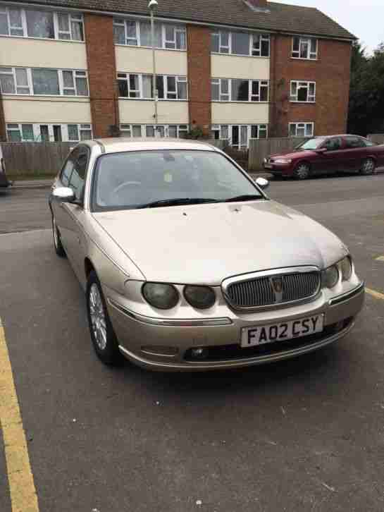 2002 ROVER 75 CONNOISSEUR SE GOLD - Good Drive, 10 Months MOT, Low Insurance