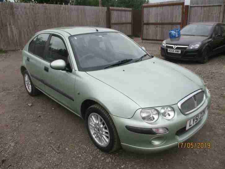 2002 Rover 25 1.4i Impression S Petrol Manual 5 Door Hatchback Green