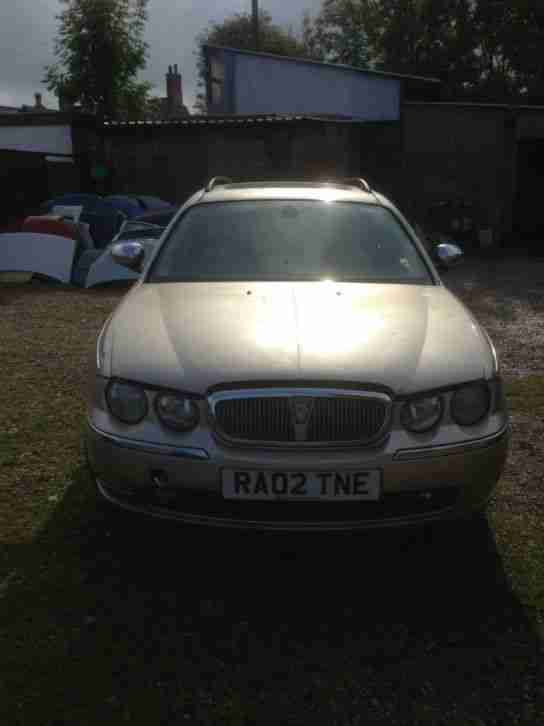 2002 Rover 75 Tourer 2.0 CDT 1950cc auto Connoisseur SE spares or repair