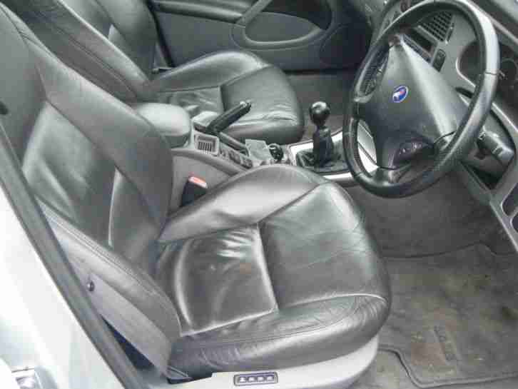 2002 SAAB 9-5 AERO SILVER,BARGAIN NO RESERVE