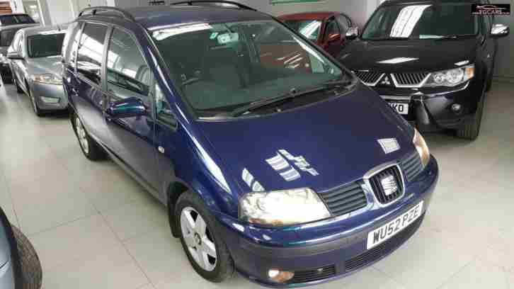 2002 SEAT ALHAMBRA SE TDI Blue Manual Diesel