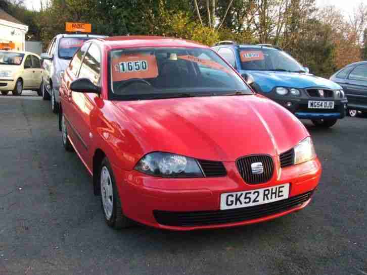 2002 IBIZA 1.2 S 12MTHS RAC WARRANTY