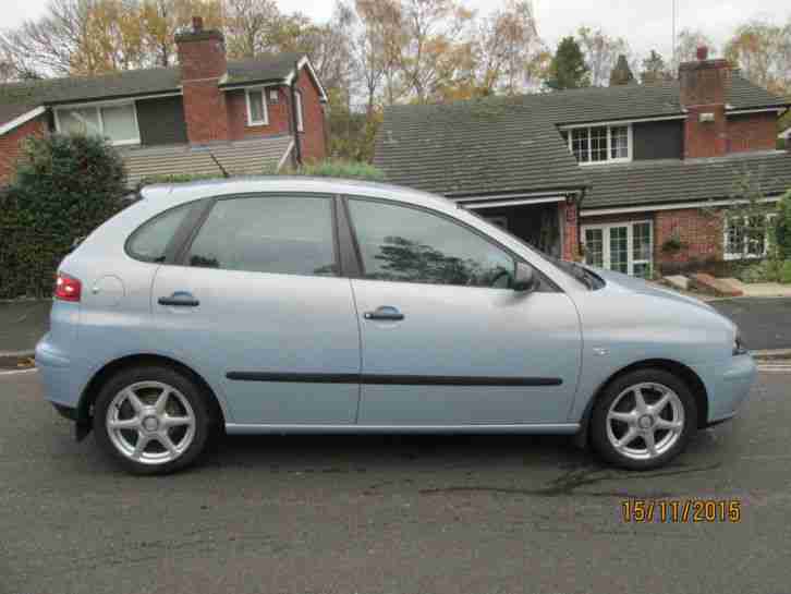 2002 SEAT IBIZA S BLUE 1.2