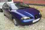 2002 IBIZA S BLUE 3 DOOR 89000 MILES MOT