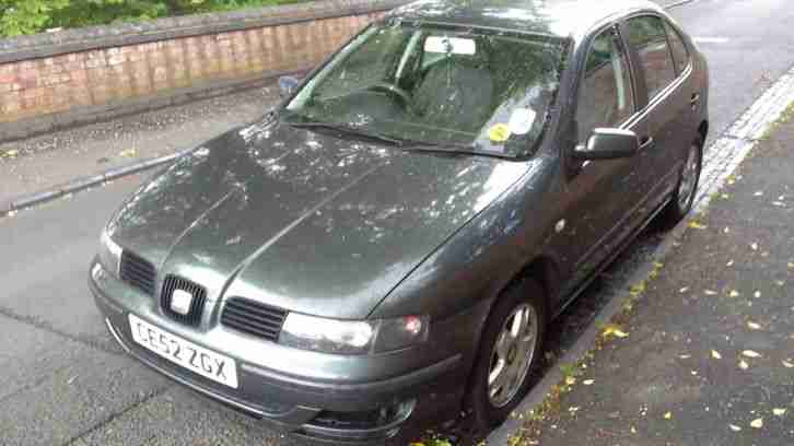 2002 SEAT LEON S 16V GREEN MANUAL 5DR Air Con SPARES OR REPAIR