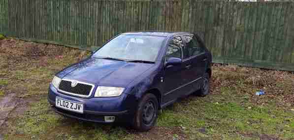 2002 SKODA FABIA 1.4 MPI SPARES OR REPAIRS
