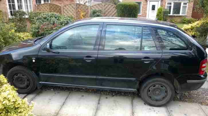 2002 SKODA FABIA COMFORT TDI BLACK