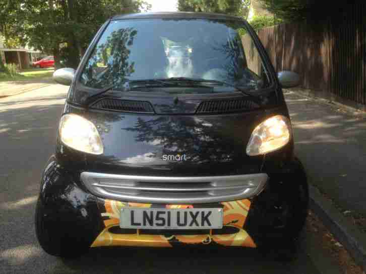 2002 SMART CAR LHD LEFT HAND DRIVE,BLACK,TOP FLAGSHIP EDT SPEC SPARES OR REPAIRS