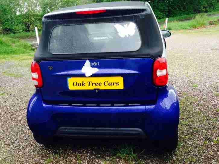 2002 SMART PASSION FORTWO CONVERTIBLE PETROL SEMI AUTO 64K GREAT LOOKING CAR