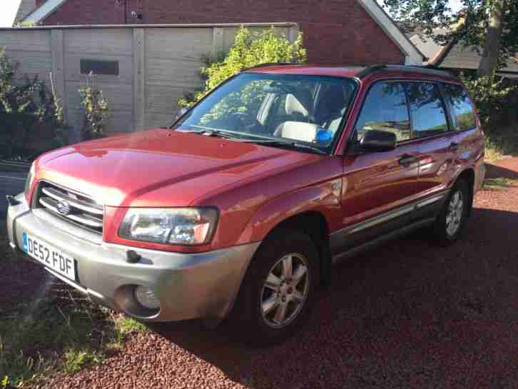 2002 SUBARU FORESTER 2.0X 4x4 All Weather