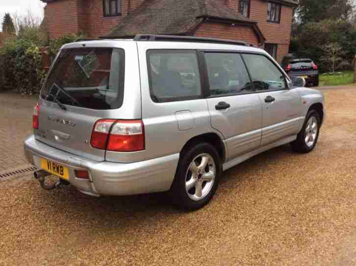 2002 SUBARU FORESTER S TURBO AWD AUTO SILVER