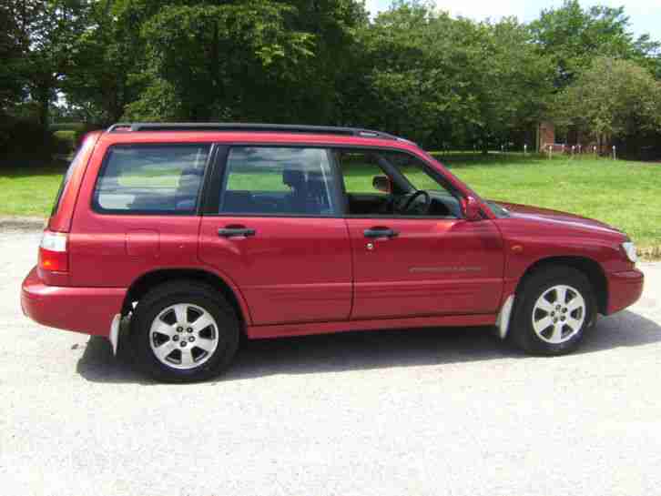 2002 SUBARU FORESTER SPORT IN METALLIC RED (ONE OWNER )