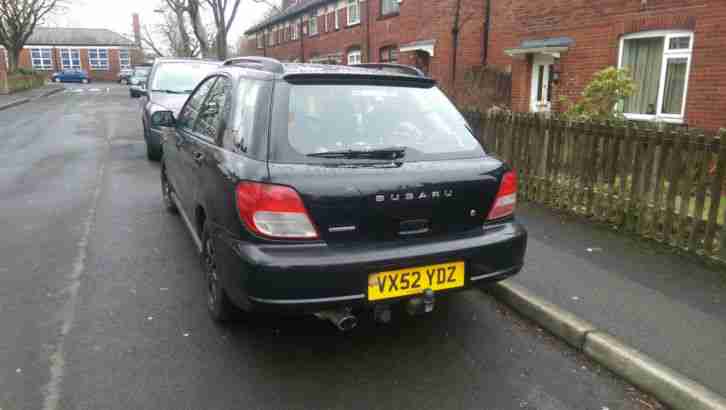 2002 SUBARU IMPREZA BLACK GX AWD MANUAL 12 MTHS MOT SWAP 4x4 WHY