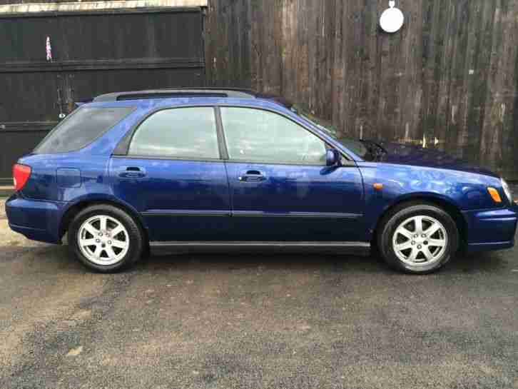 2002 SUBARU IMPREZA GX AWD BLUE/ spares or repair/ long mot/tax/drives/