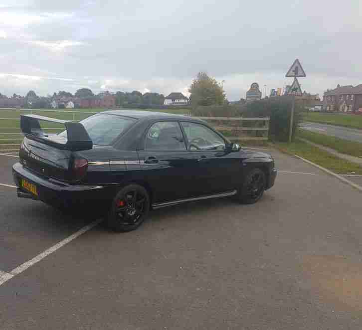 2002 SUBARU IMPREZA WRX BLUE/BLACK. LONG MOT. STI EXTRAS. 282BHP.