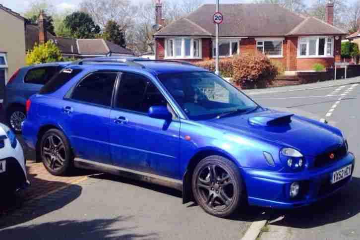 2002 SUBARU IMPREZA WRX BLUE ESTATE
