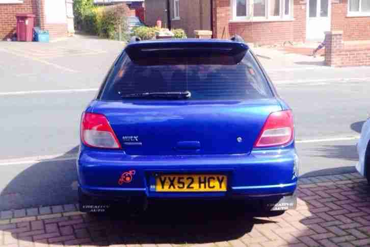 2002 SUBARU IMPREZA WRX BLUE ESTATE