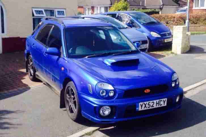 2002 SUBARU IMPREZA WRX BLUE ESTATE