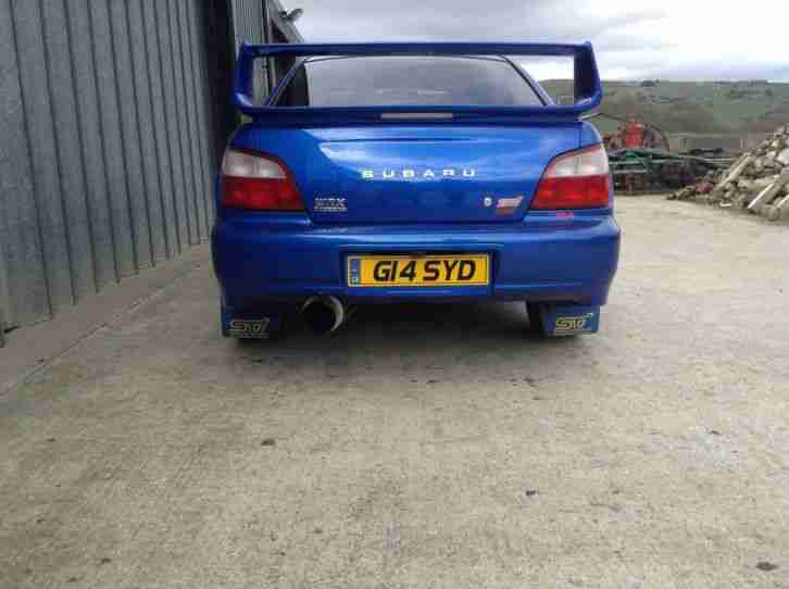 2002 SUBARU IMPREZA WRX-STI PRODRIVE BLUE UK EDITION