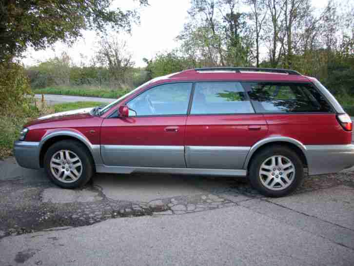 2002 LEGACY OUTBACK AWD AUTO RED