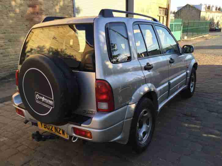2002 SUZUKI GRAND VITARA 16V SILVER 2.0 PETROL 5 DOOR WITH MOT