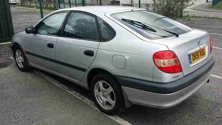 2002 TOYOTA AVENSIS 1.8VVT- I 5 DOOR HATCHBACK SILVER ONLY 80788 MILES MOT FSH