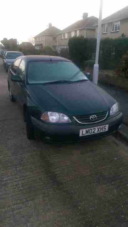 2002 TOYOTA AVENSIS GLS VVT-I GREEN