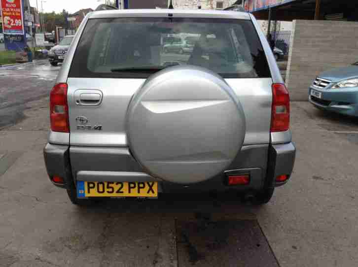 2002 TOYOTA RAV-4 2.0 5 DOOR SILVER ONLY 71K MILES FULL SERVICE MAIN DEALER CAR