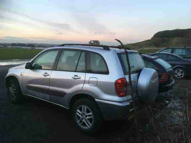 2002 TOYOTA RAV4 GX 2.0 VVTI 4x4 petrol 12 MONTH MOT SILVER 4 wheel drive