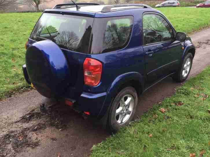 2002 TOYOTA RAV4 NRG VVTI BLUE