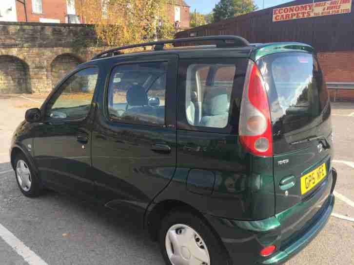 2002 TOYOTA YARIS VERSO GS AUTO GREEN