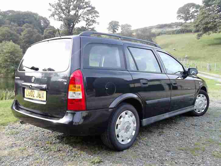 2002 VAUXHALL ASTRA CLUB 8V BLACK