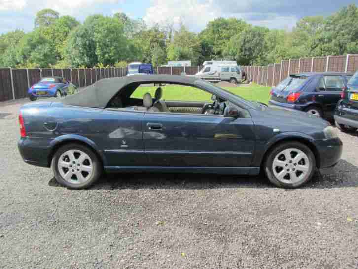 2002 ASTRA COUPE CONVERTIBLE BLUE