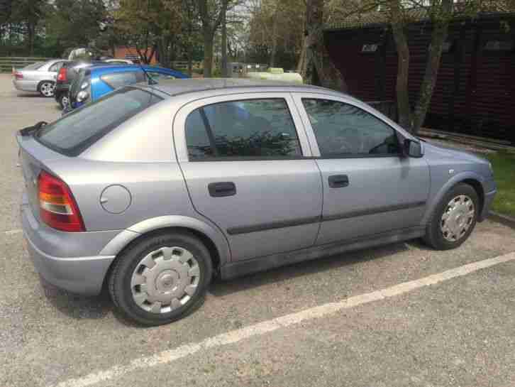 2002 VAUXHALL ASTRA LS 16V GREY