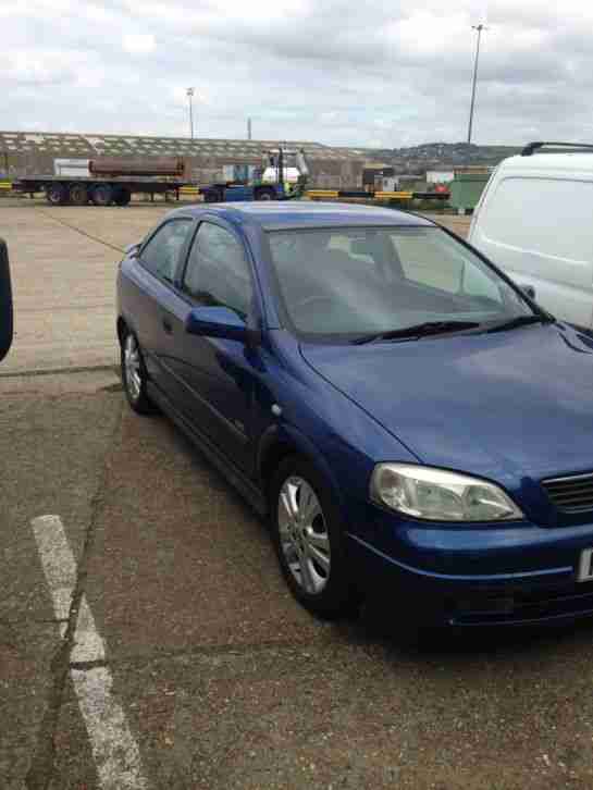 2002 VAUXHALL ASTRA SXI 16V BLUE
