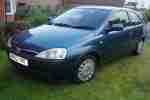 2002 VAUXHALL CORSA 1.2 COMFORT in BLUE with