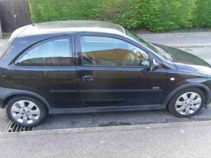 2002 VAUXHALL CORSA SXI 16V BLACK