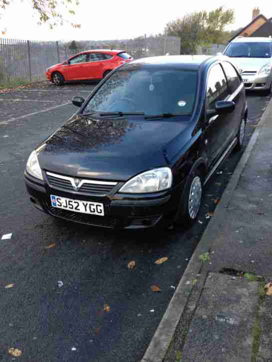 2002 VAUXHALL CORSA SXI 16V BLACK