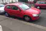 2002 CORSA SXI 16V SEMI AUTO RED