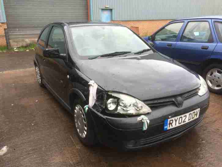 2002 VAUXHALL CORSA SXI, RUNS & DRIVES,