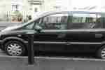 2002 VAUXHALL ZAFIRA 16V CLUB BLACK 7 Seater