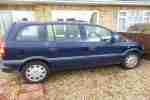 2002 ZAFIRA CLUB DTI BLUE SPARES OR