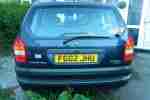 2002 VAUXHALL ZAFIRA CLUB DTI BLUE (Spares