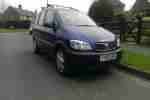 2002 VAUXHALL ZAFIRA COMFORT 16V BLUE