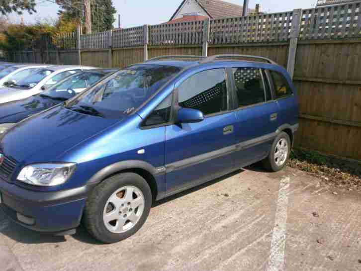 2002 ZAFIRA ELEGANCE DTI BLUE