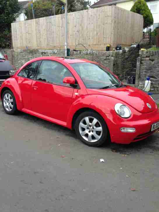 2002 VOLKSWAGEN BEETLE TDI RED
