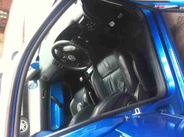 2002 VOLKSWAGEN GOLF GTI (115 BHP) BLUE alloys with blue inserts