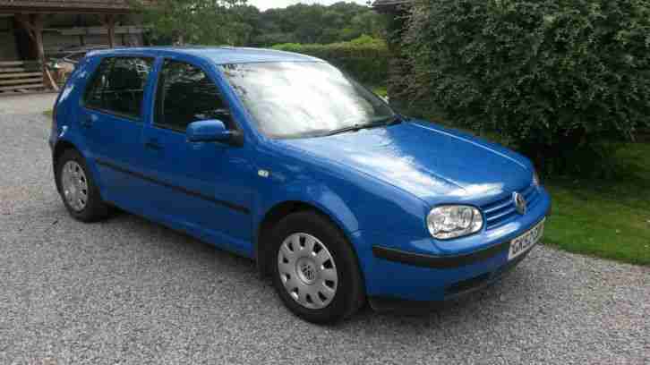 2002 VOLKSWAGEN GOLF TDI SE BLUE